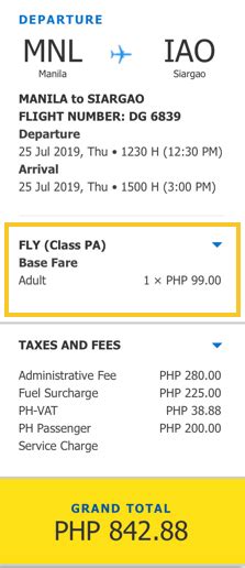manila to siargao flights promo